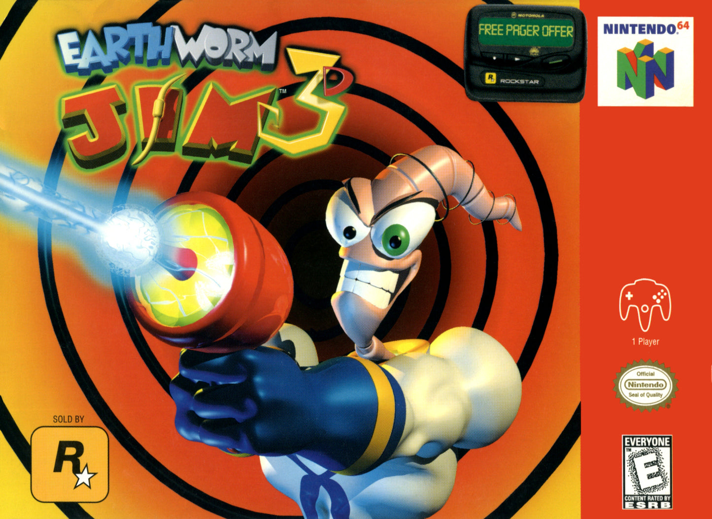 EARTHWORM JIM 3D - N64