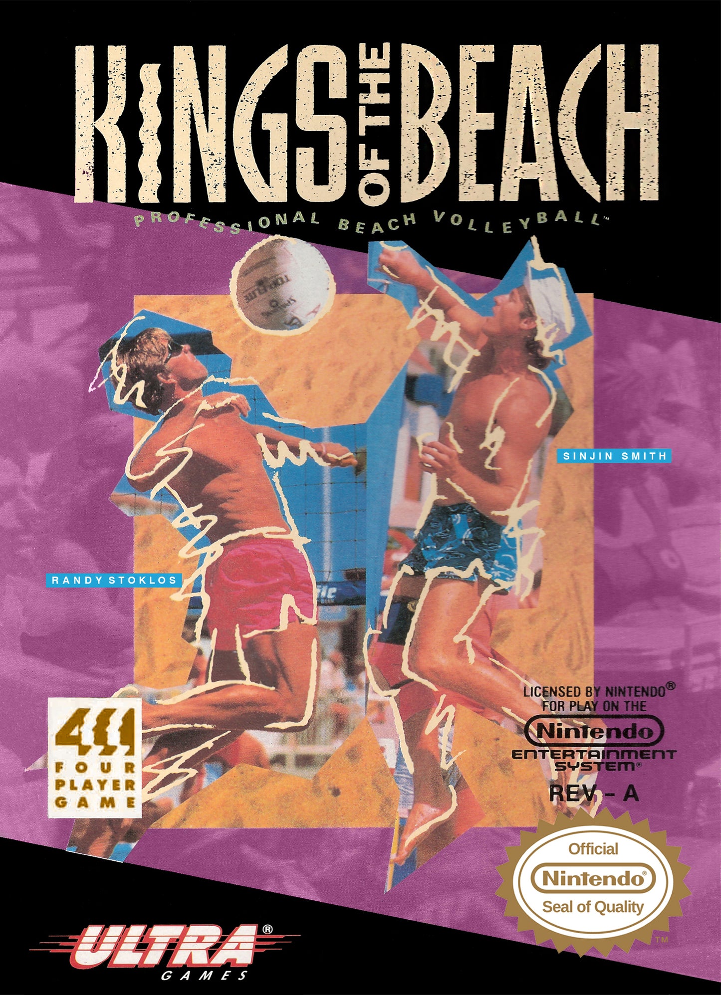 KINGS OF THE BEACH - NES (W/BOX)