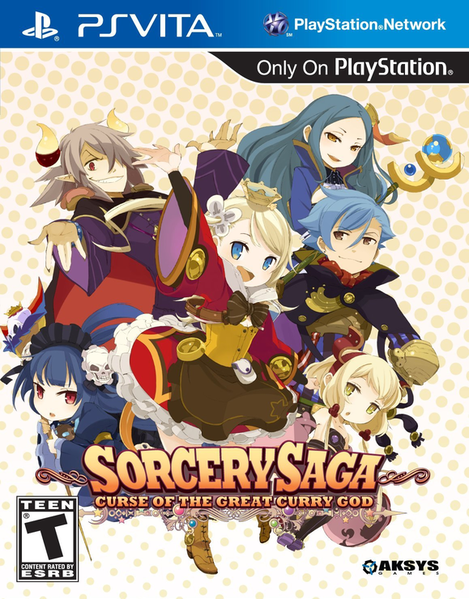 SORCERY SAGA: CURSE OF THE GREAT CURRY G - PSV