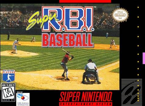 SUPER RBI BASEBALL - SNES (W/BOX & MANUAL)
