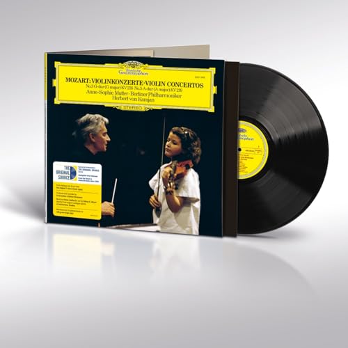 ANNE-SOPHIE MUTTER, BERLINER PHILHARMONIKER, HERBERT VON KARAJAN - MOZART: VIOLIN CONCERTOS NOS. 3 & 5 (THE ORIGINAL SOURCE SERIES / VINYL)