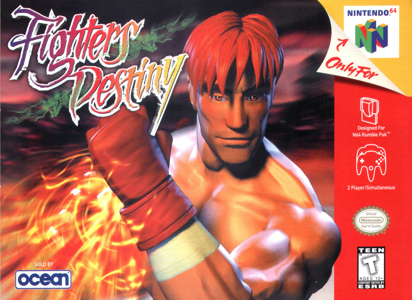 FIGHTERS DESTINY - N64 (W/BOX & MANUAL)