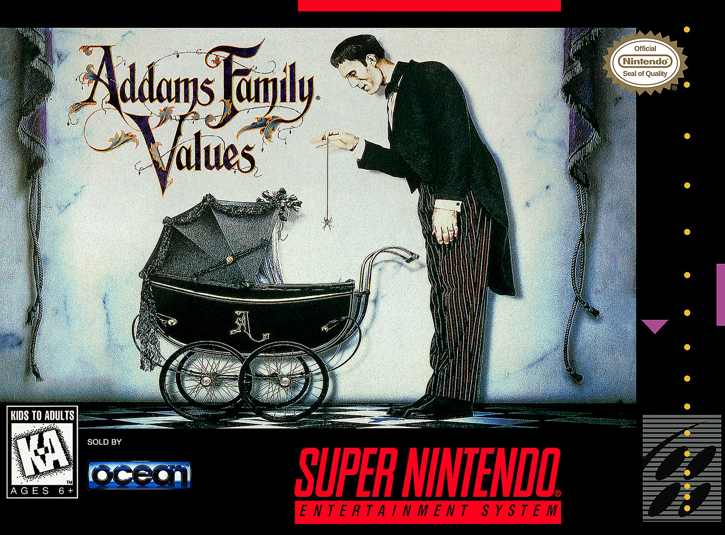 ADDAMS FAMILY VALUES - SNES (W/BOX)