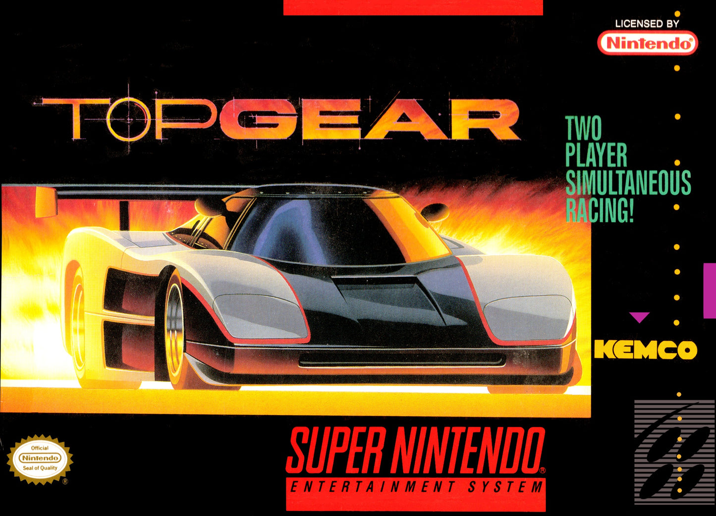 TOP GEAR 2 - SNES (W/BOX)