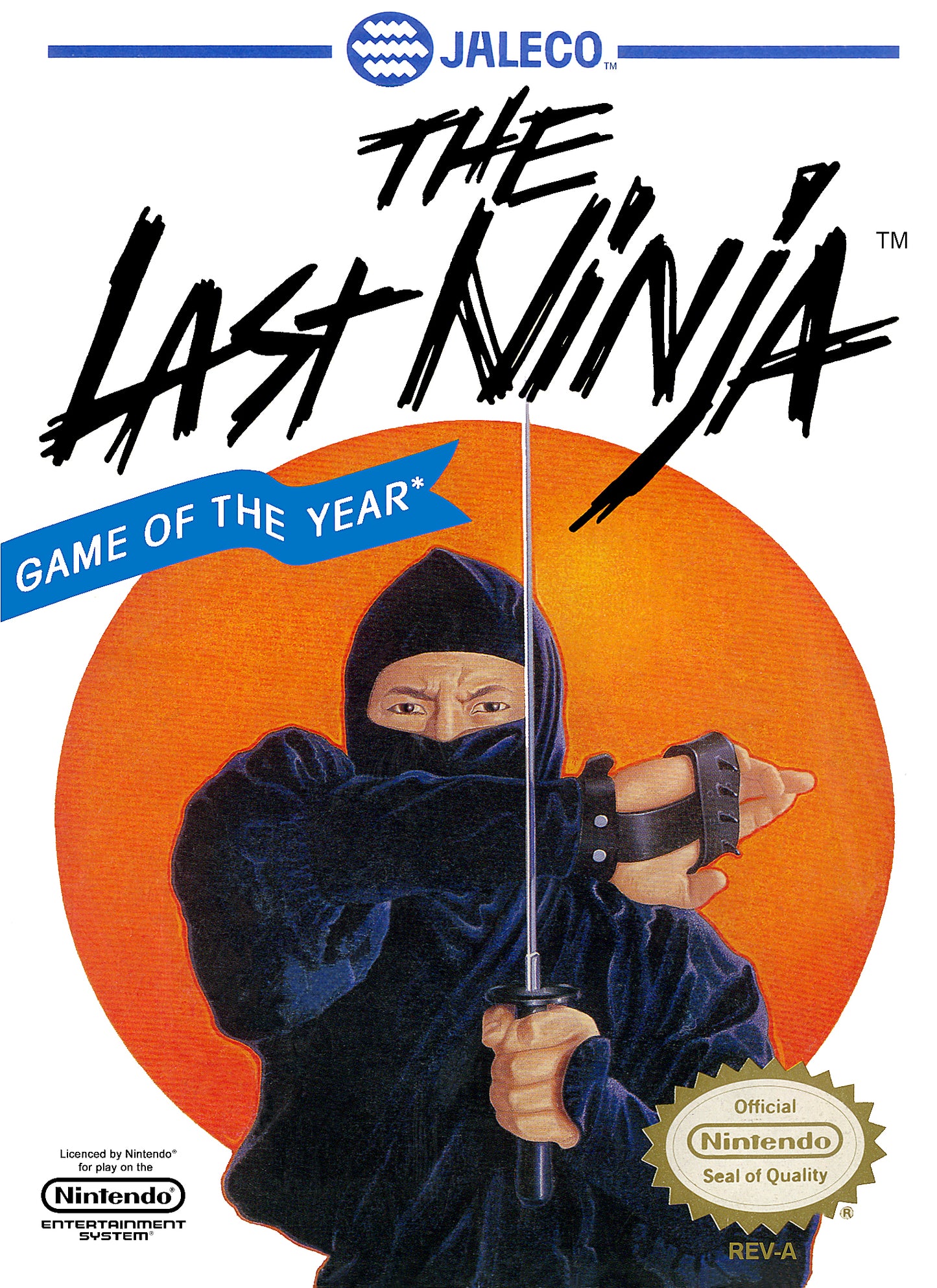 LAST NINJA - NES (W/BOX & MANUAL)
