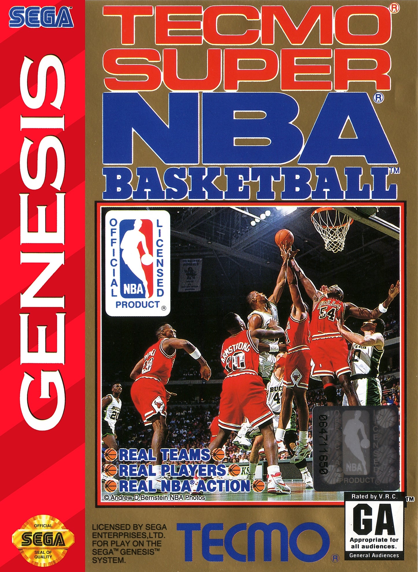 TECMO SUPER NBA BASKETBALL - GENESIS