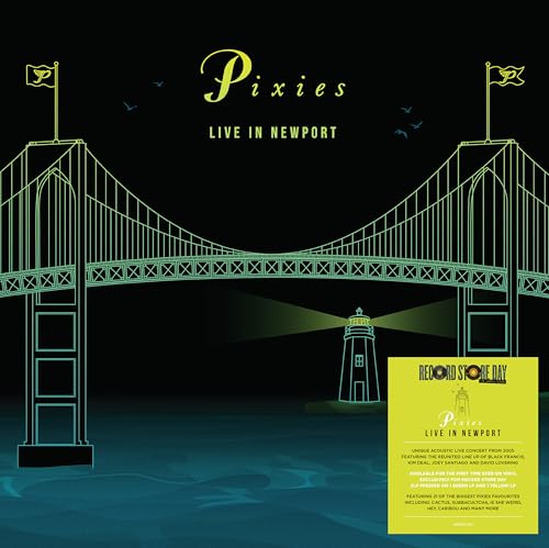 PIXIES - LIVE IN NEWPORT - LIMITED RSD 2026 GREEN & YELLOW COLORED VINYL