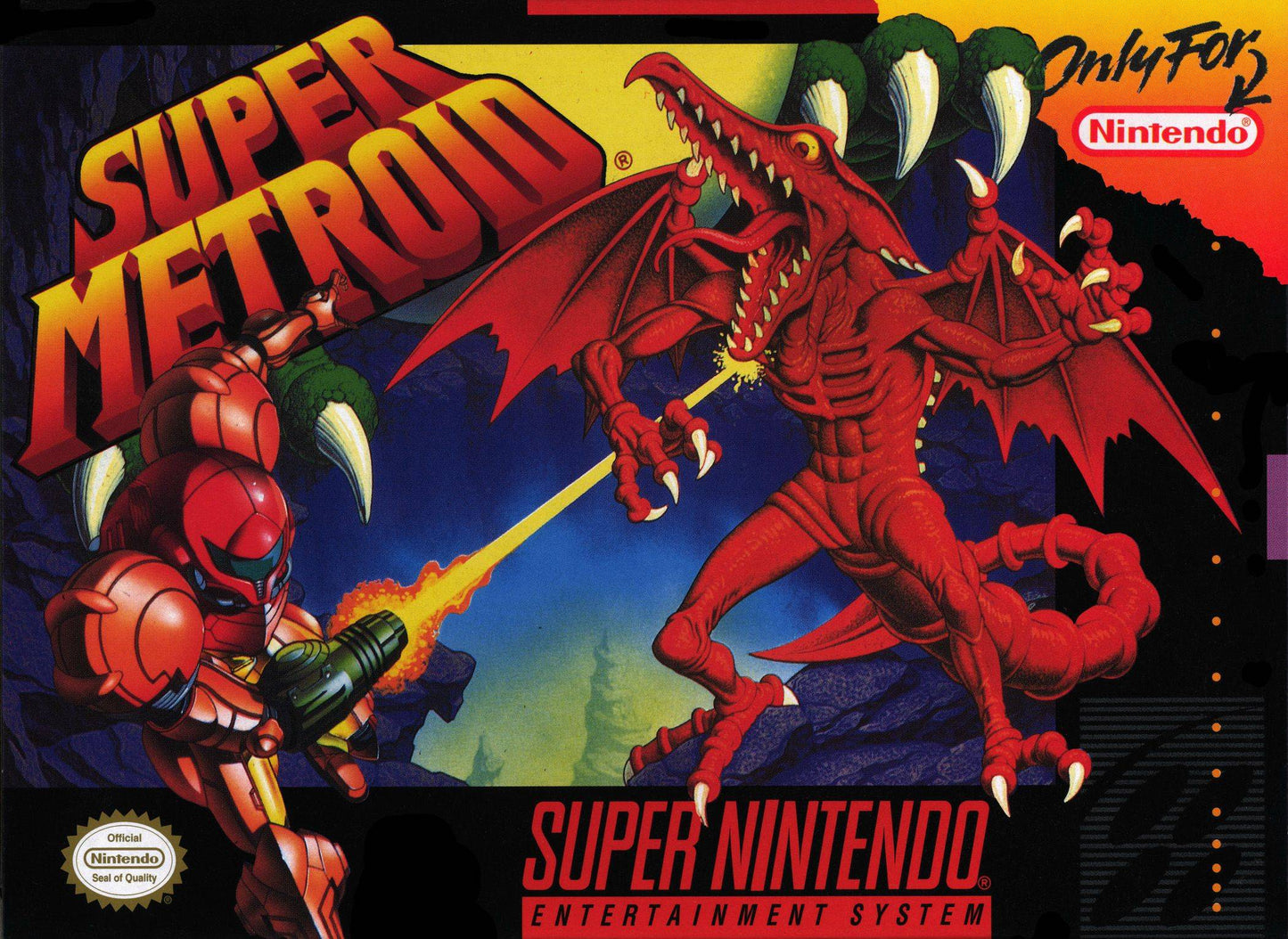 SUPER METROID - SNES (W/BOX)