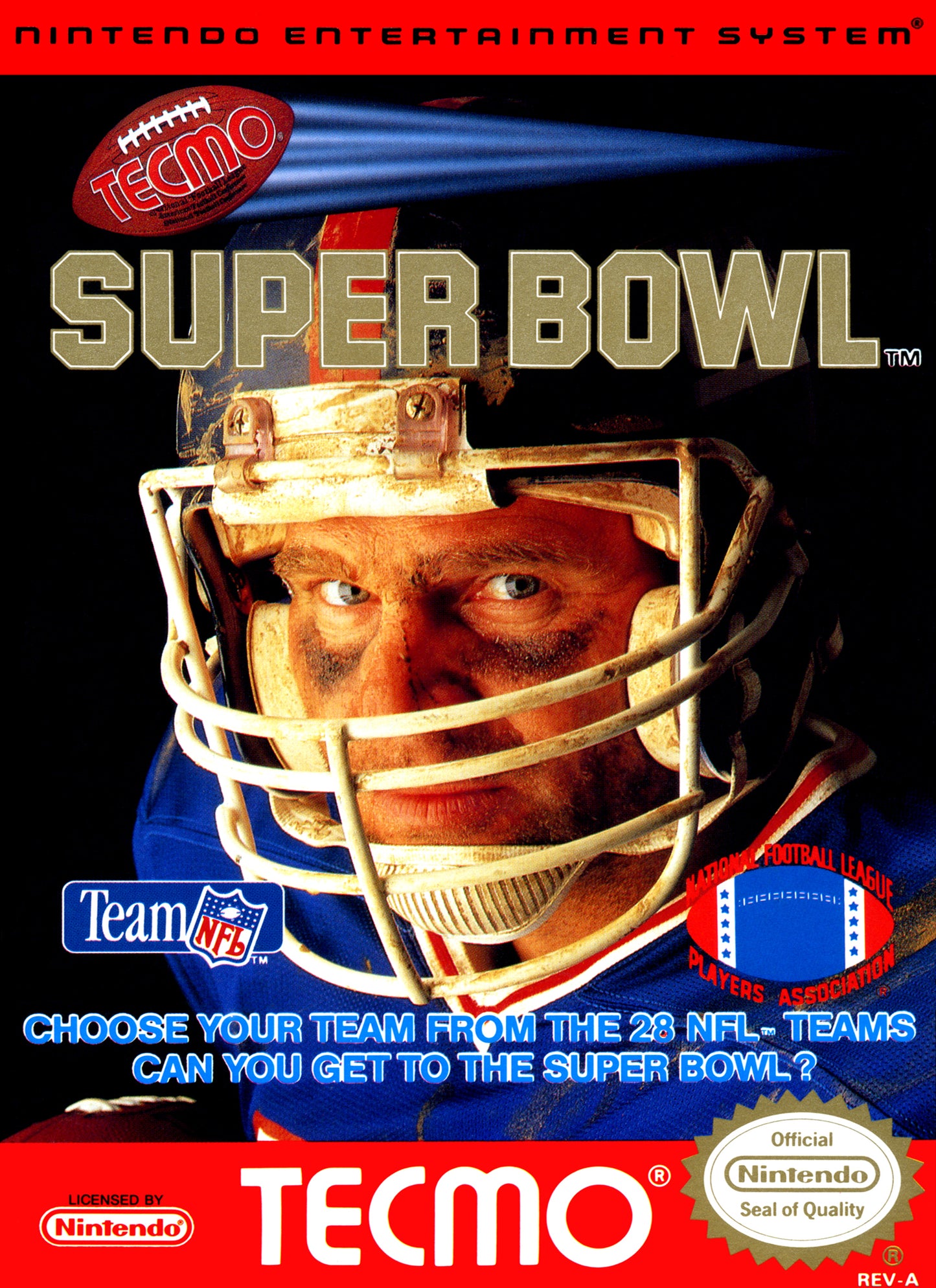 TECMO SUPER BOWL - SNES (W/BOX)