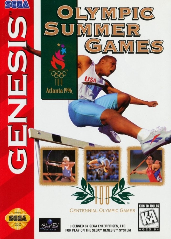 OLYMPIC SUMMER GAMES: ATLANTA 96 - GENESIS