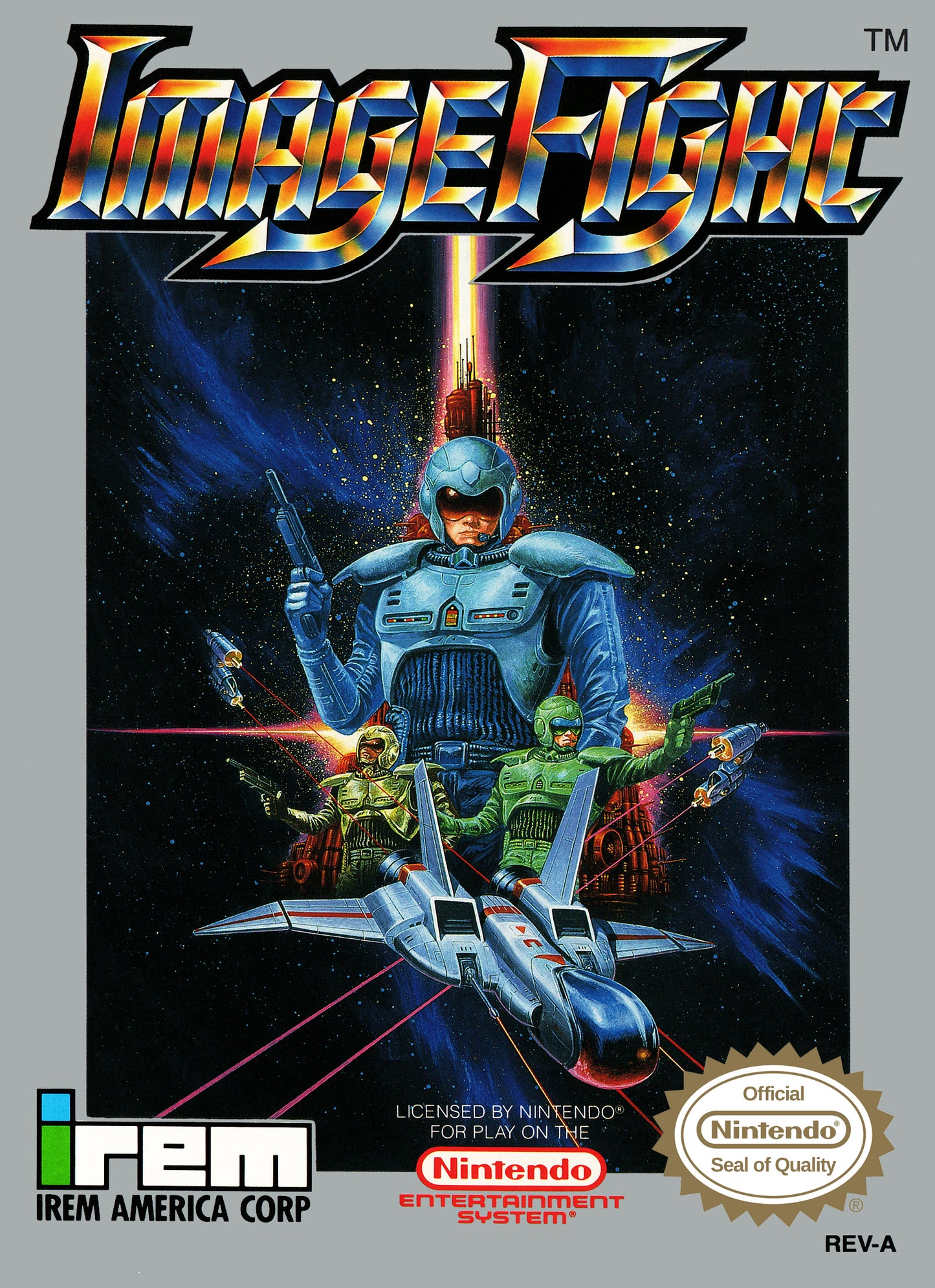 IMAGE FIGHT - NES (W/BOX & MANUAL)