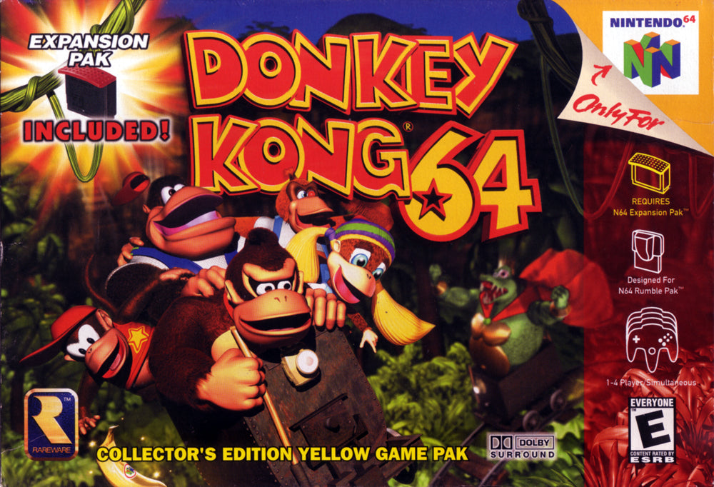 DONKEY KONG 64 (YELLOW CART) - N64