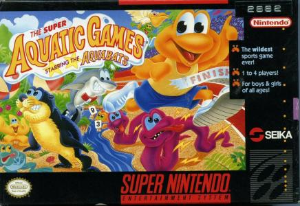 SUPER AQUATIC GAMES - SNES (W/BOX)