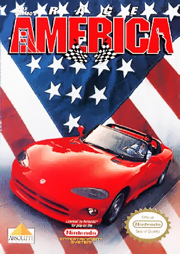 RACE AMERICA - NES (W/BOX & MANUAL)