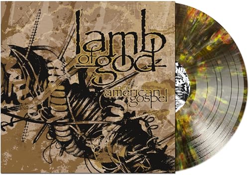 LAMB OF GOD - NEW AMERICAN GOSPEL (CLEAR BLACK WITH WHITE & GOLD SPLATTER VINYL)