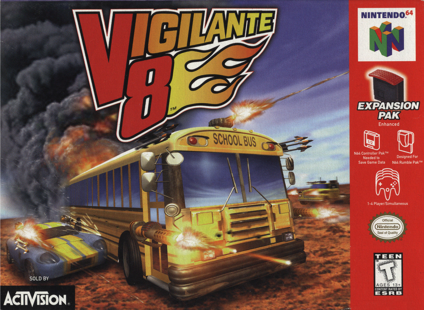 VIGILANTE 8 - N64 (W/BOX)