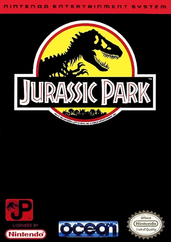 JURASSIC PARK - NES (W/BOX & MANUAL)