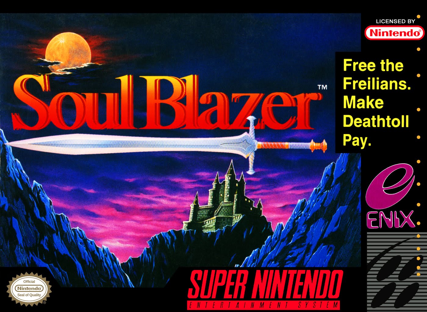 SOUL BLAZER - SNES