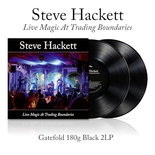 STEVE HACKETT - LIVE MAGIC AT TRADING BOUNDARIES (BLACK VINYL)