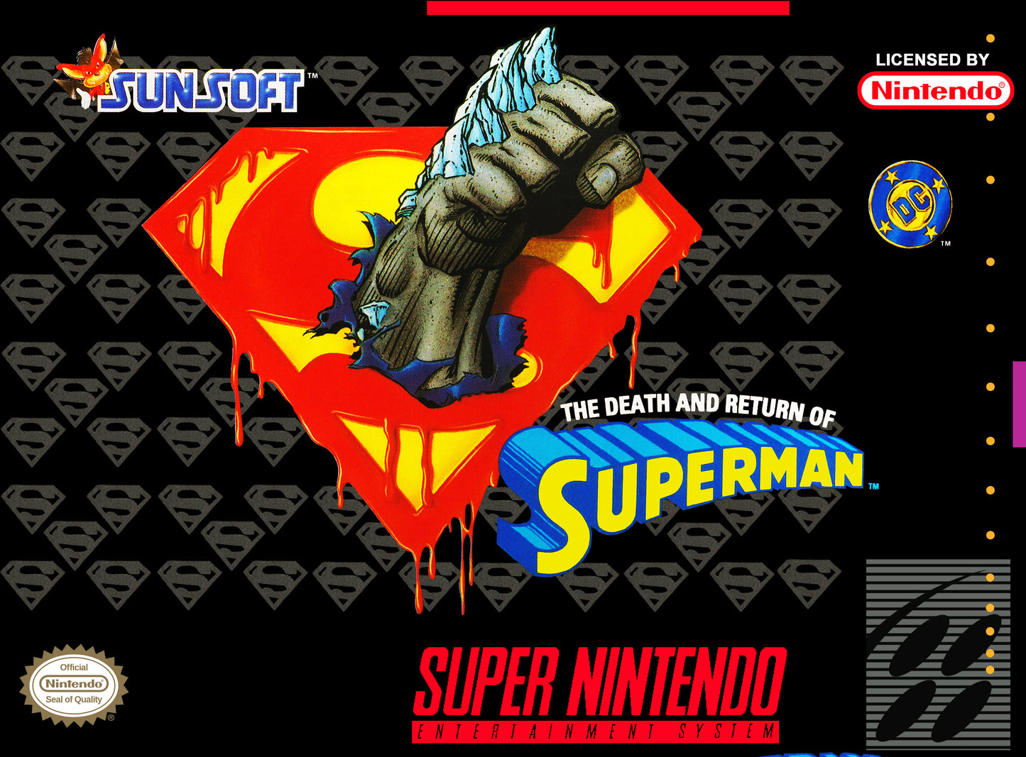 DEATH & RETURN OF SUPERMAN - SNES