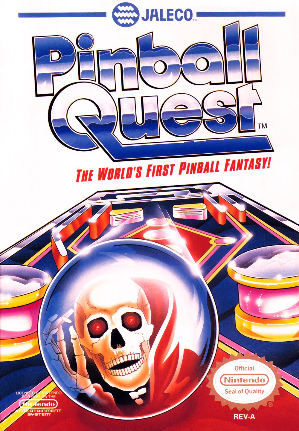 PINBALL QUEST - NES (W/BOX & MANUAL)