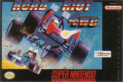 ROAD RIOT 4WD - SNES (W/BOX)