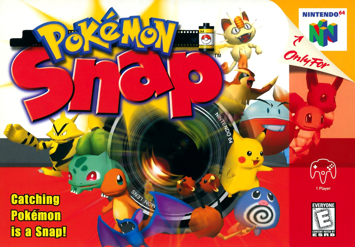 POKEMON SNAP - N64 (W/BOX & MANUAL)
