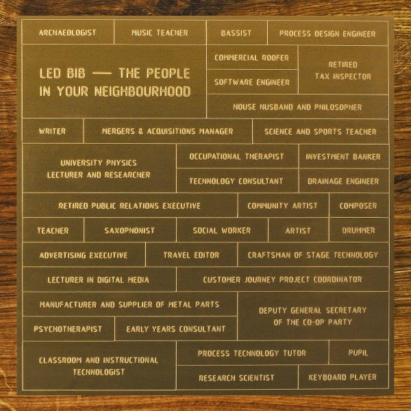 LED BIB - PEOPLE IN YOUR NEIGHBORHOOD