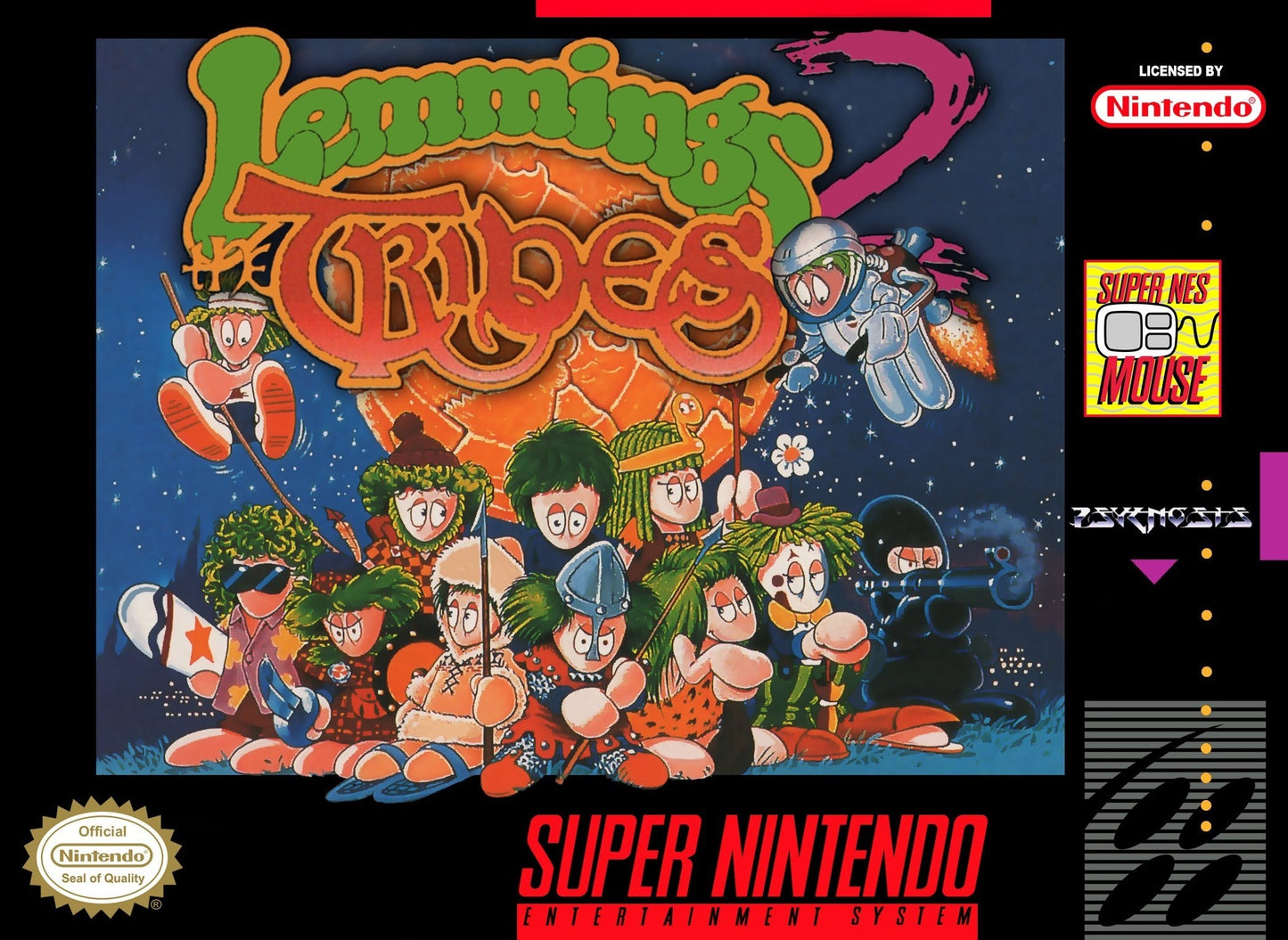 LEMMINGS 2: THE TRIBES - SNES