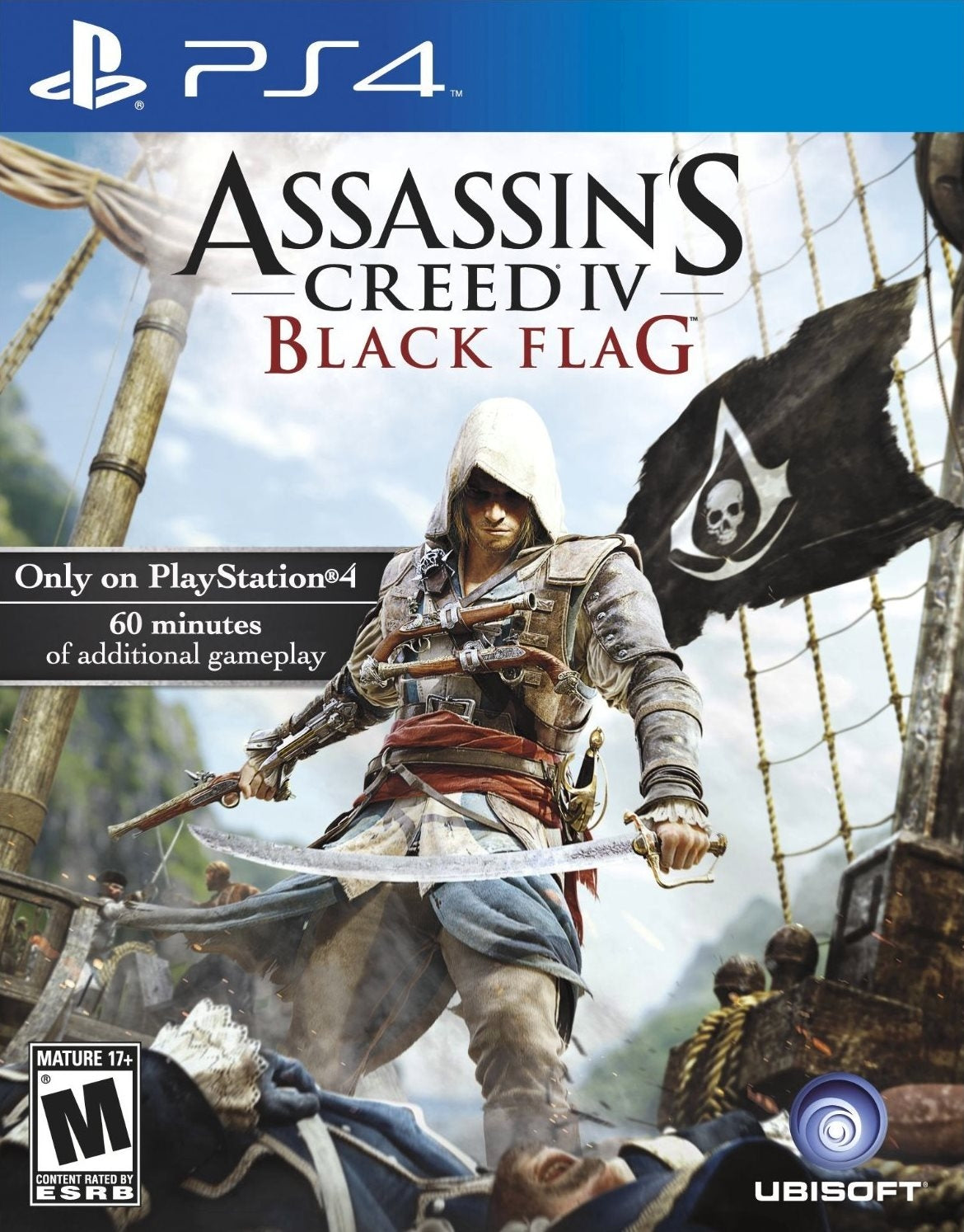 ASSASSIN'S CREED IV: BLACK (W/BOX & STAT - PS4