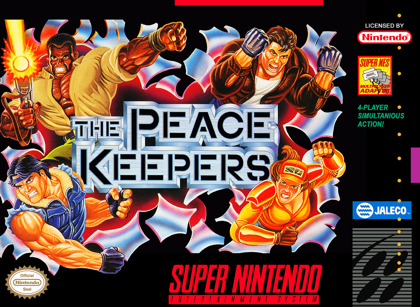 PEACE KEEPERS - SNES (W/BOX & MANUAL)