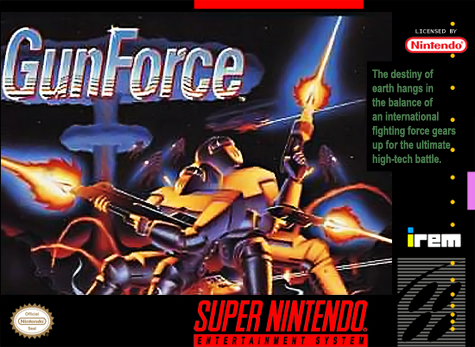 GUNFORCE - SNES (W/BOX & MANUAL)