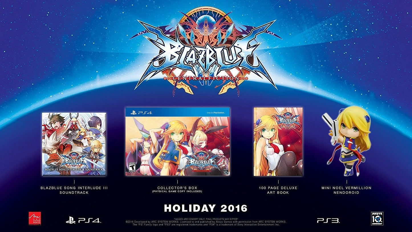 BLAZBLUE: CENTRAL FICTION (LIMITED EDITI - PS4