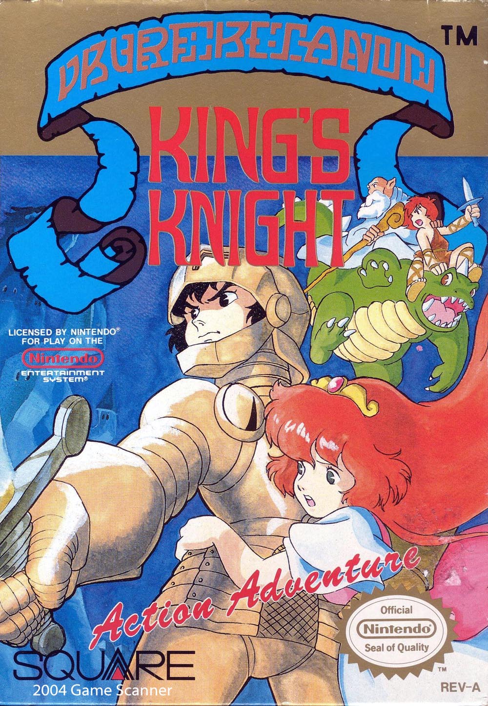 KING'S KNIGHT - NES (W/BOX & MANUAL)