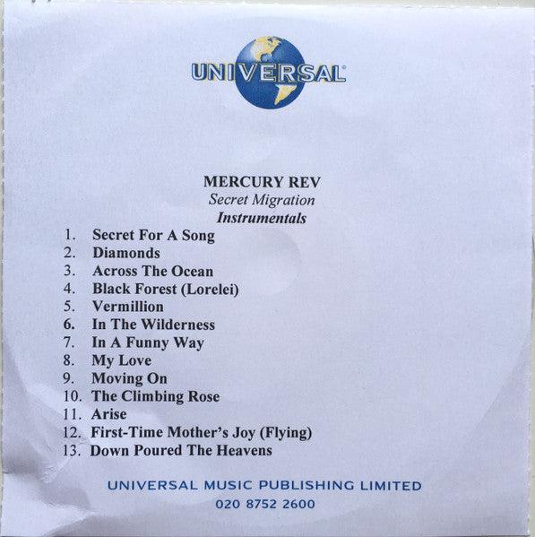 MERCURY REV - SWEET MIGRATION (JAPANESE IMPORT)