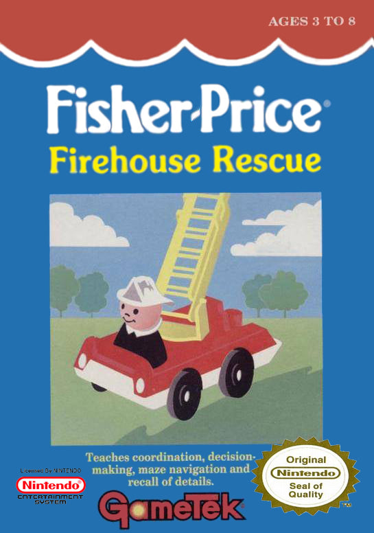 FISHER-PRICE: FIREHOUSE RESCUE - NES (W/BOX)