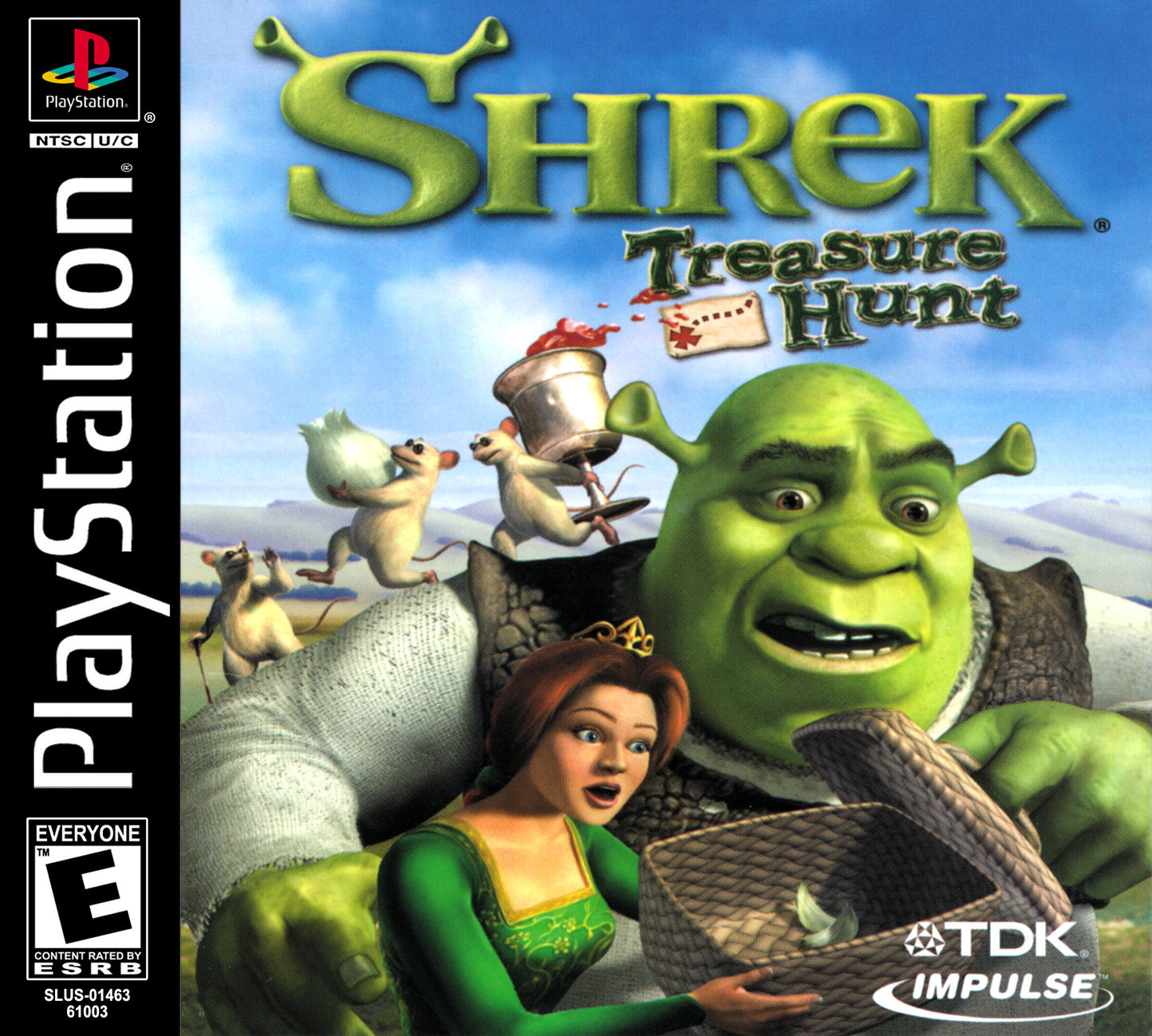 SHREK TREASURE HUNT - PS1