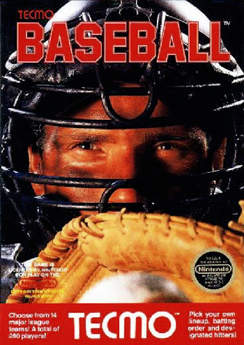 TECMO BASEBALL - NES (W/BOX & MANUAL)