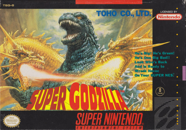 SUPER GODZILLA - SNES (W/BOX)