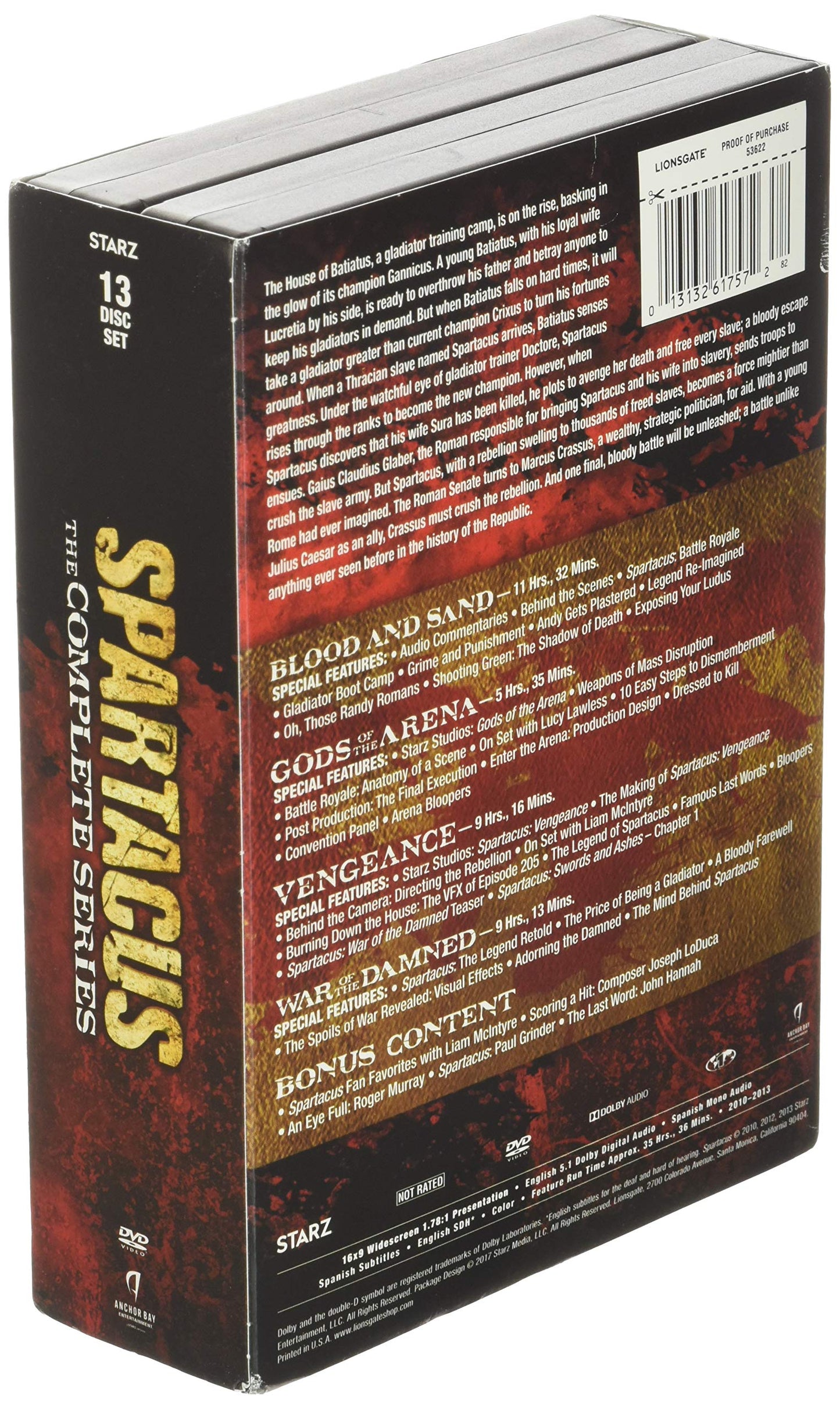 SPARTACUS: THE COMPLETE COLLECTION