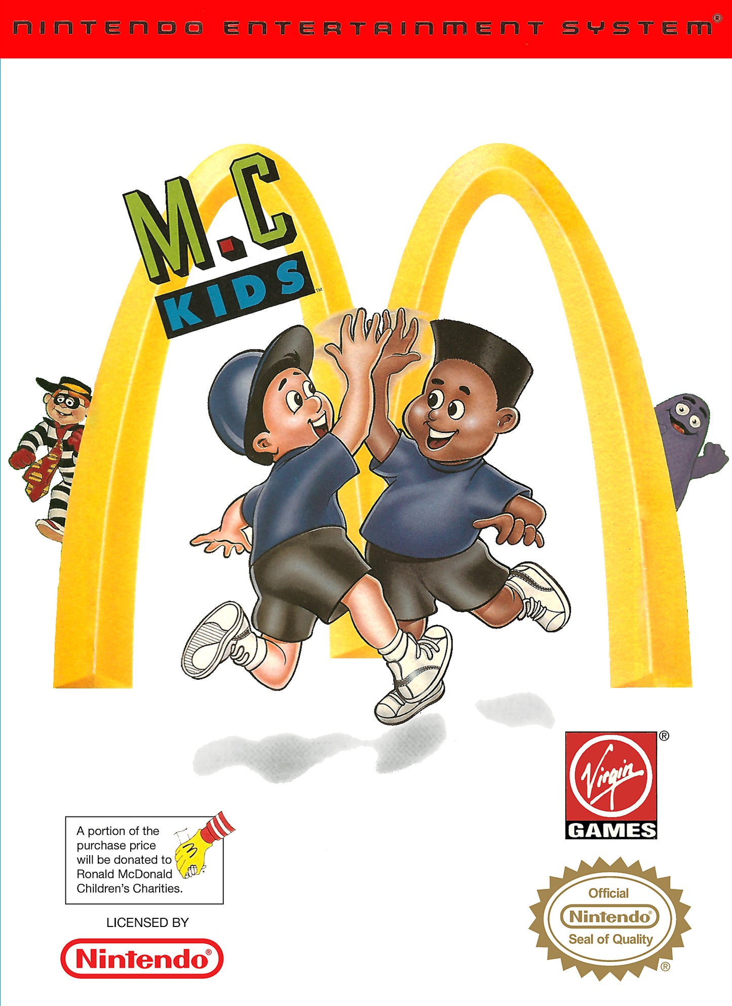 M.C. KIDS - NES (W/BOX & MANUAL)