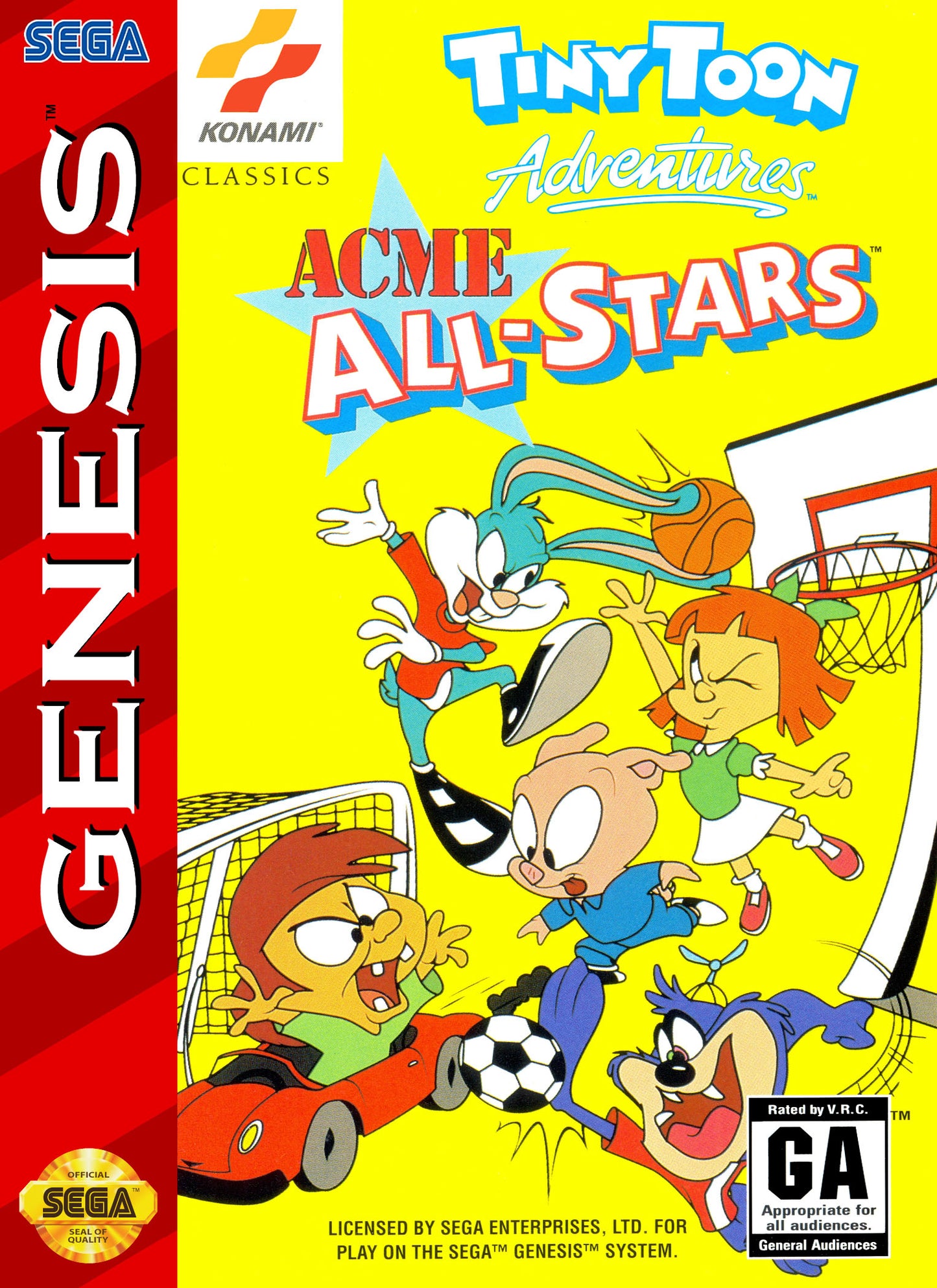 TINY TOON ADVENTURES: ACME ALL-STARS - GENESIS