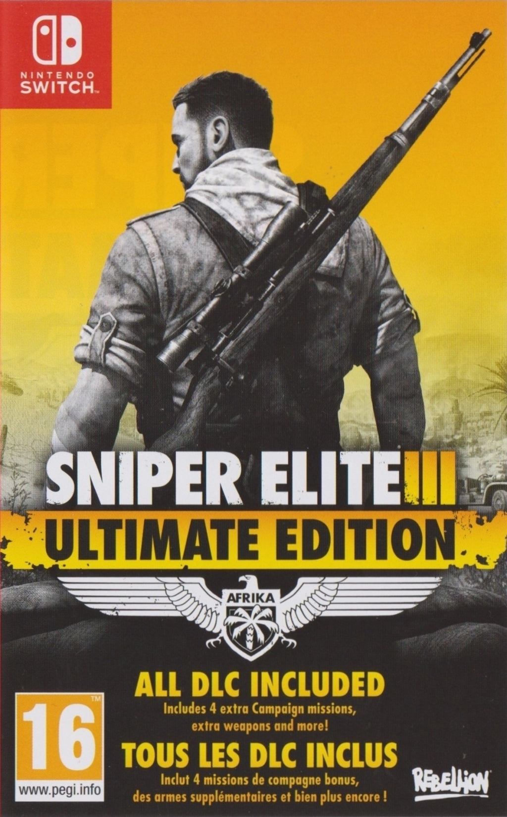 SNIPER ELITE III (ULTIMATE EDITION) - SWITCH