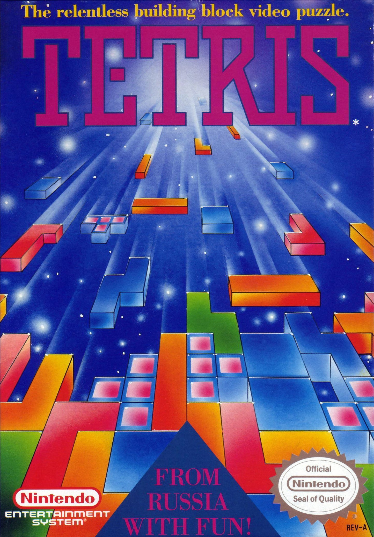 TETRIS (NINTENDO)(GREY CART) - NES (W/BOX & MANUAL)