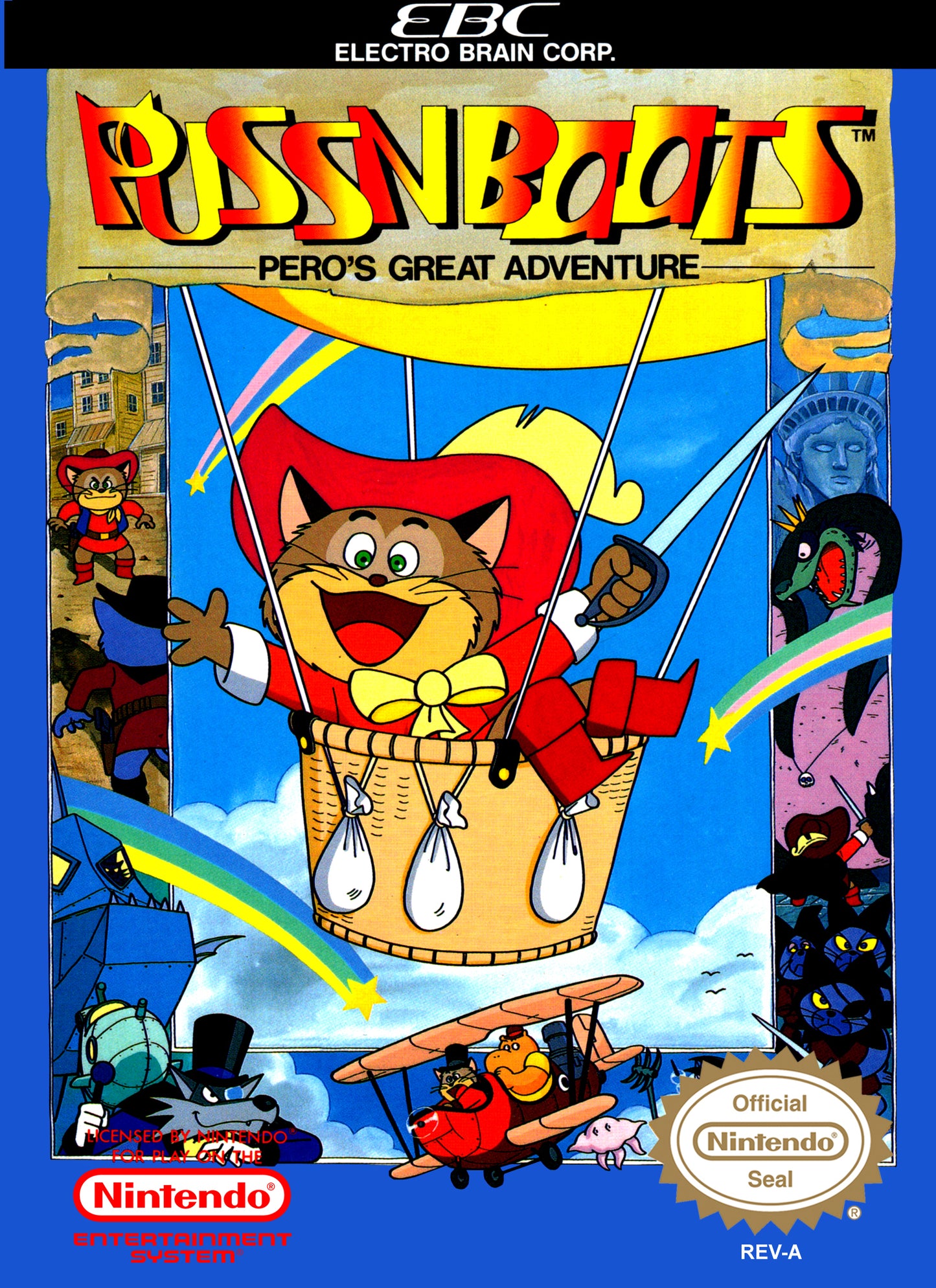 PUSS N' BOOTS: PERO'S GREAT ADVENTURE - NES (W/BOX)