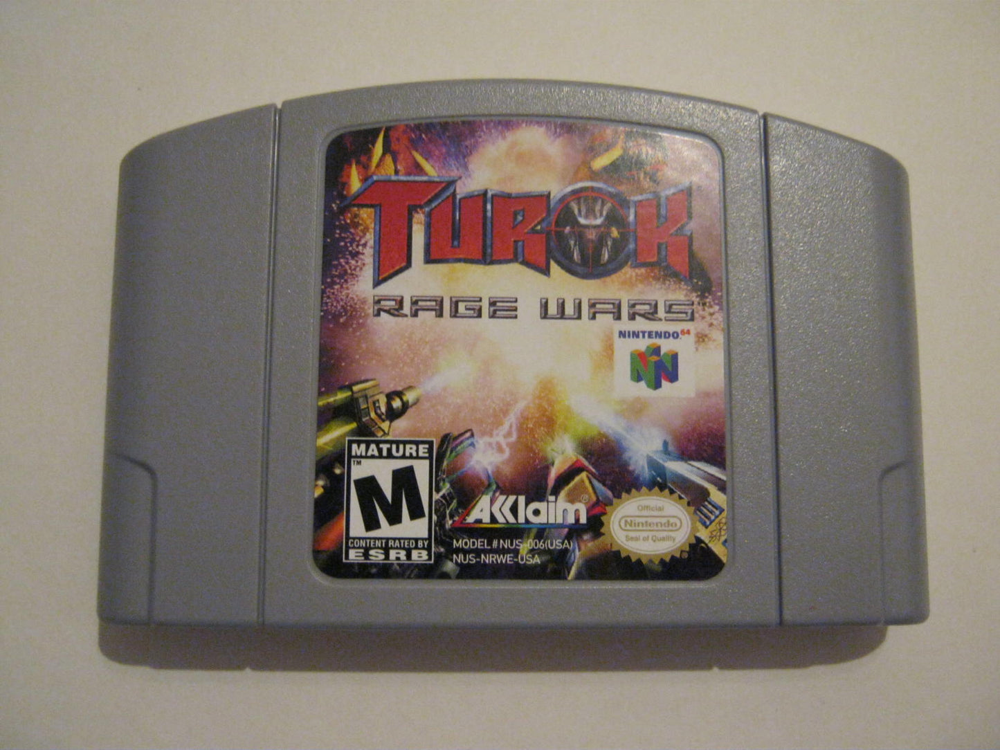 TUROK: RAGE WARS (GREY CART) - N64