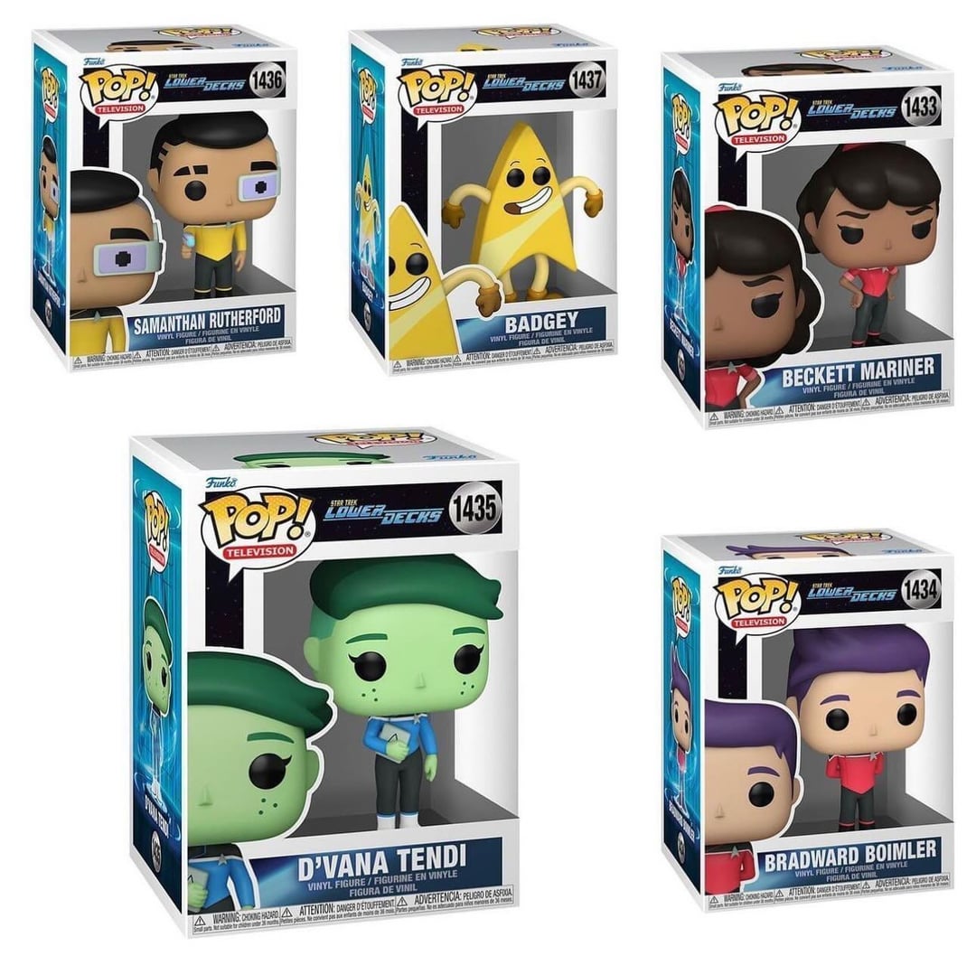 STAR TREK: LOWER DECKS: #1433-1437 - FUNKO POP!-SET OF 5