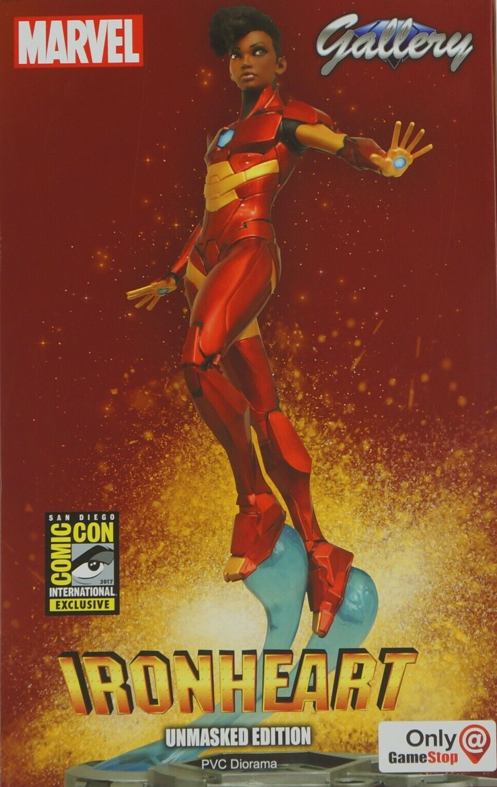 IRON HEART: UNMASKED EDITION - DIAMOND SELECT-CON EX-SOME WEAR