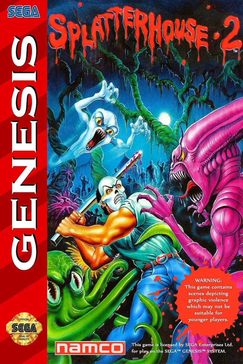 SPLATTERHOUSE 2 - GENESIS (W/BOX, NO MANUAL)