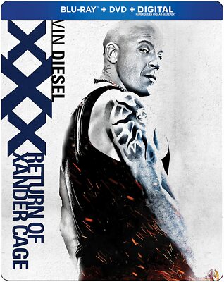 XXX: RETURN OF XANDER CAGE - BLU-INC. DVD COPY-STEELBOOK